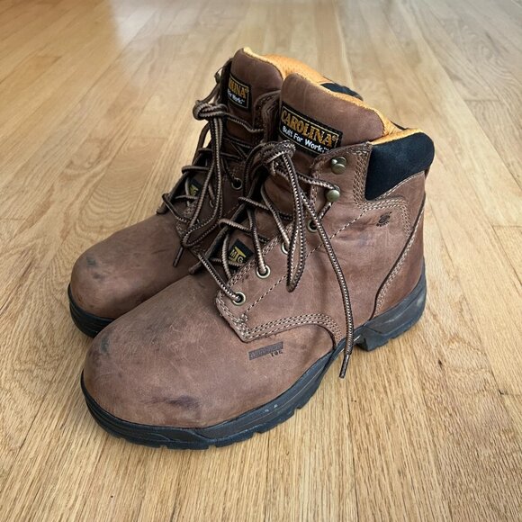 Carolina Women's Bruno 5" Full-Grain Leather Aluminum Toe Work Boots Size 10M - Picture 1 of 11